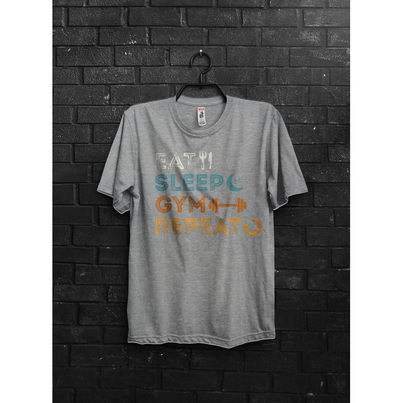 Eat Sleep Gym Repeat Gym Pump Cover Workout Clothes,Anime Gym Shirt Gift For Gym Lover,Oversized TShirt for Gym Rats,Fitness Shirt For Man - 3.jpg