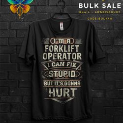 forklift certified funny gift t shirt for forklift operator,fire skull forklift driver training tshirt for forklift mec