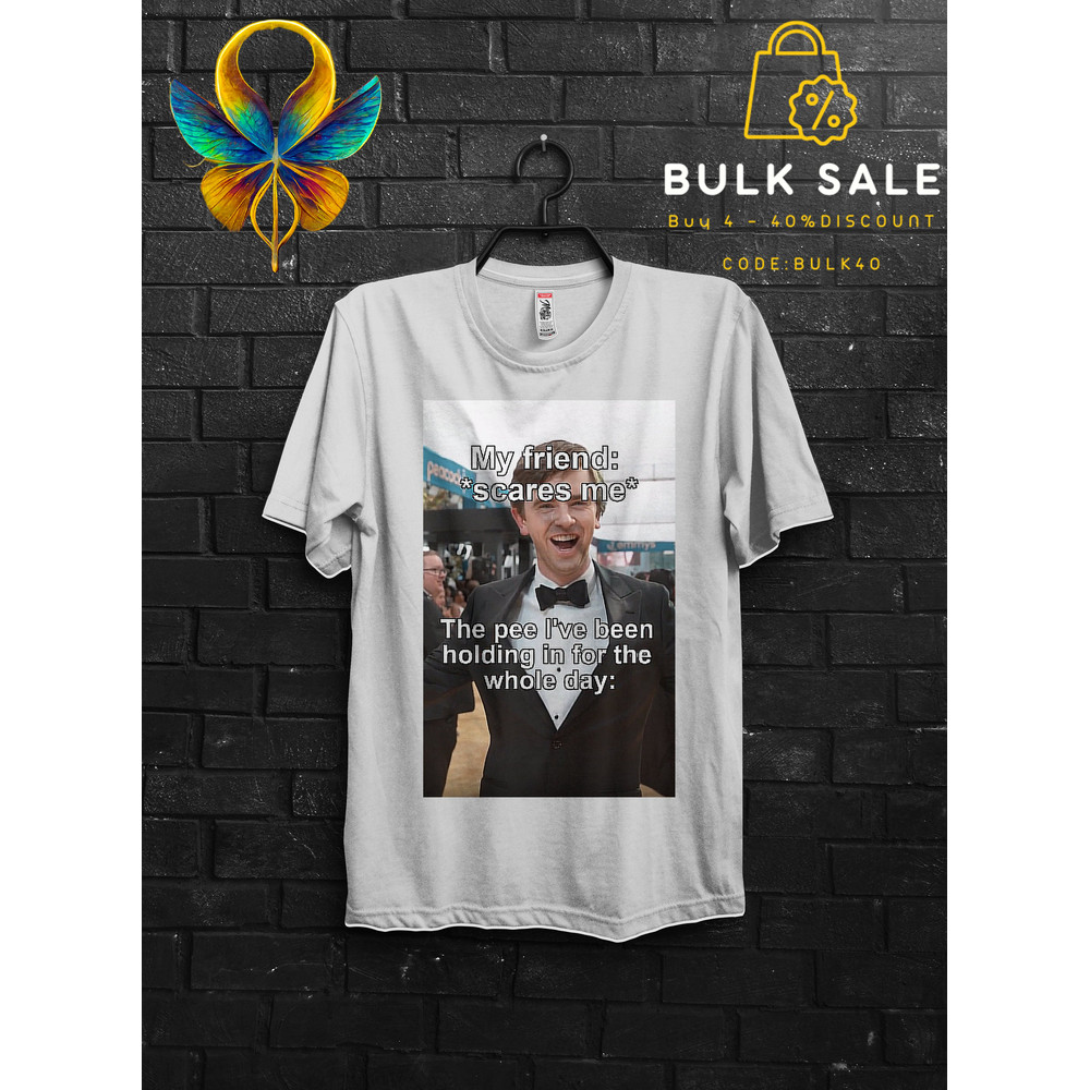 Freddie Highmore Funny Cringe Meme T Shirt Gift For Teenager, Innappropriate Cryngy Shirt Memes For Man, Gen Z Humor Appareal Gifts For Boys - 2.jpg