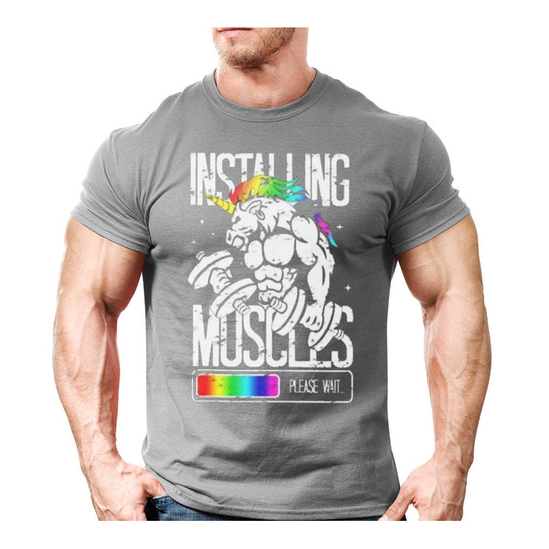 Funny Anime Gift Pump Cover T shirt Vintage Beast Unicorn For Gym Rats,Funny Weightlifting TShirt For Man, Gym Workout Shirt For Beginner - 3.jpg