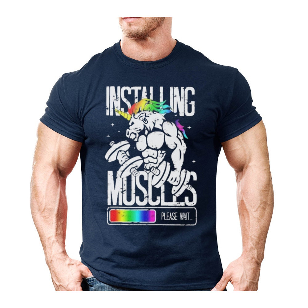 Funny Anime Gift Pump Cover T shirt Vintage Beast Unicorn For Gym Rats,Funny Weightlifting TShirt For Man, Gym Workout Shirt For Beginner - 4.jpg