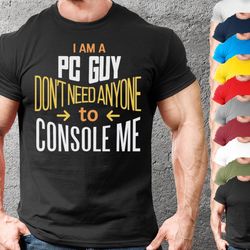 gaming t-shirt nerd for pc man guy,birthday gift for gamer son husband,funny videogame tshirt,t shirt meme funny tee vin