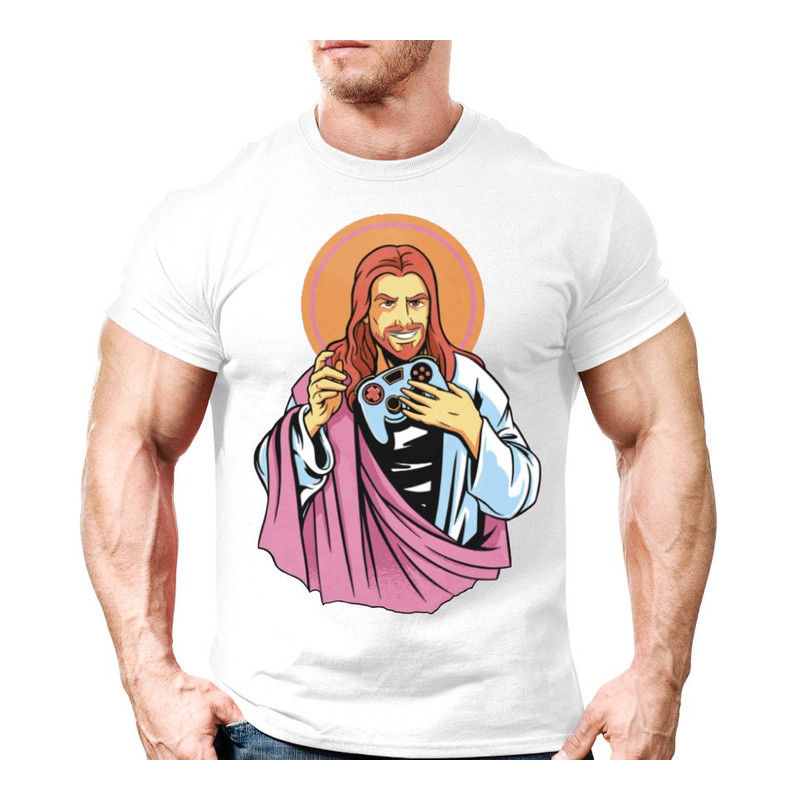 GOD GAMER Gaming Shirt Mens Top Tee Clothing Gift,Birthday Gift For Gamer Son Guy,Streamer Ideas,Funny VideoGame Tshirt, Meme Funny - 4.jpg