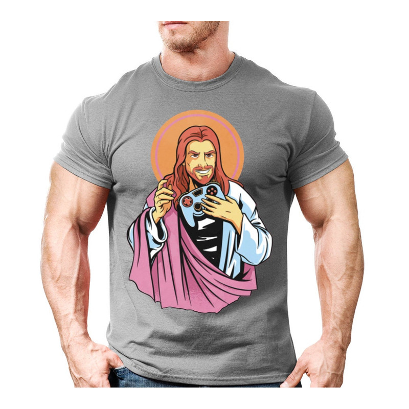 GOD GAMER Gaming Shirt Mens Top Tee Clothing Gift,Birthday Gift For Gamer Son Guy,Streamer Ideas,Funny VideoGame Tshirt, Meme Funny - 5.jpg