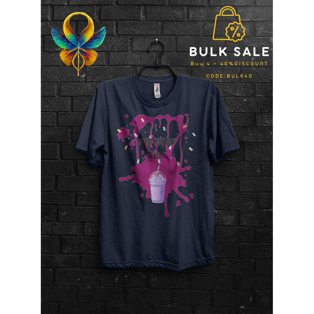 Grimace Shake Survivor Horror Funny Shirt Tik Tok Trend Meme,HBD Grimace Hilarious Tshirt,Happy Birthday Grimace Appareal T-Shirt For Man - 3.jpg