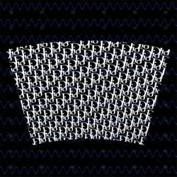 seamless dior full wrap for starbucks cup svg, trending svg, dior starbucks cup, dior starbucks svg, starbucks wrap svg,