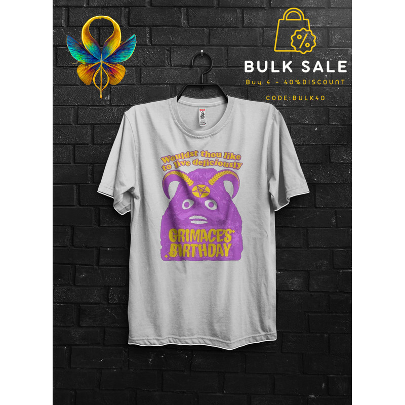 Happy Birthday Grimace Shirt Funny Tik Tok Trend Meme,HBD Grimace Hilarious Tshirt,Grimace Survivor Gen Z Appareal,Grimace Shake T-Shirt Tee - 2.jpg