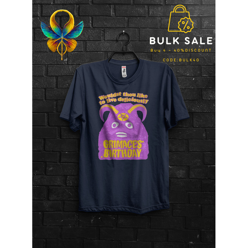 Happy Birthday Grimace Shirt Funny Tik Tok Trend Meme,HBD Grimace Hilarious Tshirt,Grimace Survivor Gen Z Appareal,Grimace Shake T-Shirt Tee - 4.jpg