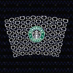 full wrap template for starbucks cup svg, trending svg, starbucks wrap svg, starbucks full wrap, starbucks cup svg