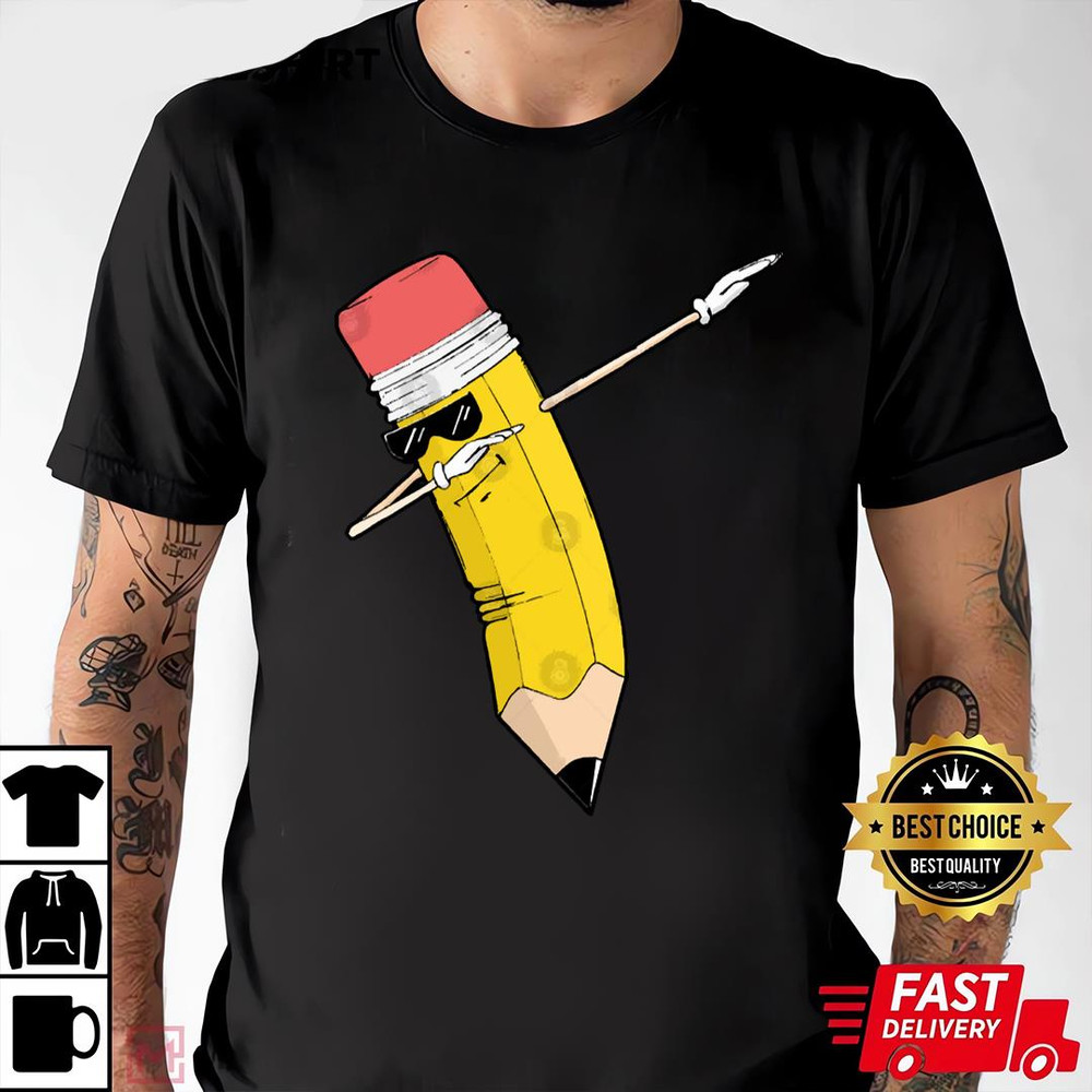Back to School Dabbing Pencil First Day of School T-Shirt, Shirt For Men Women, Graphic Design