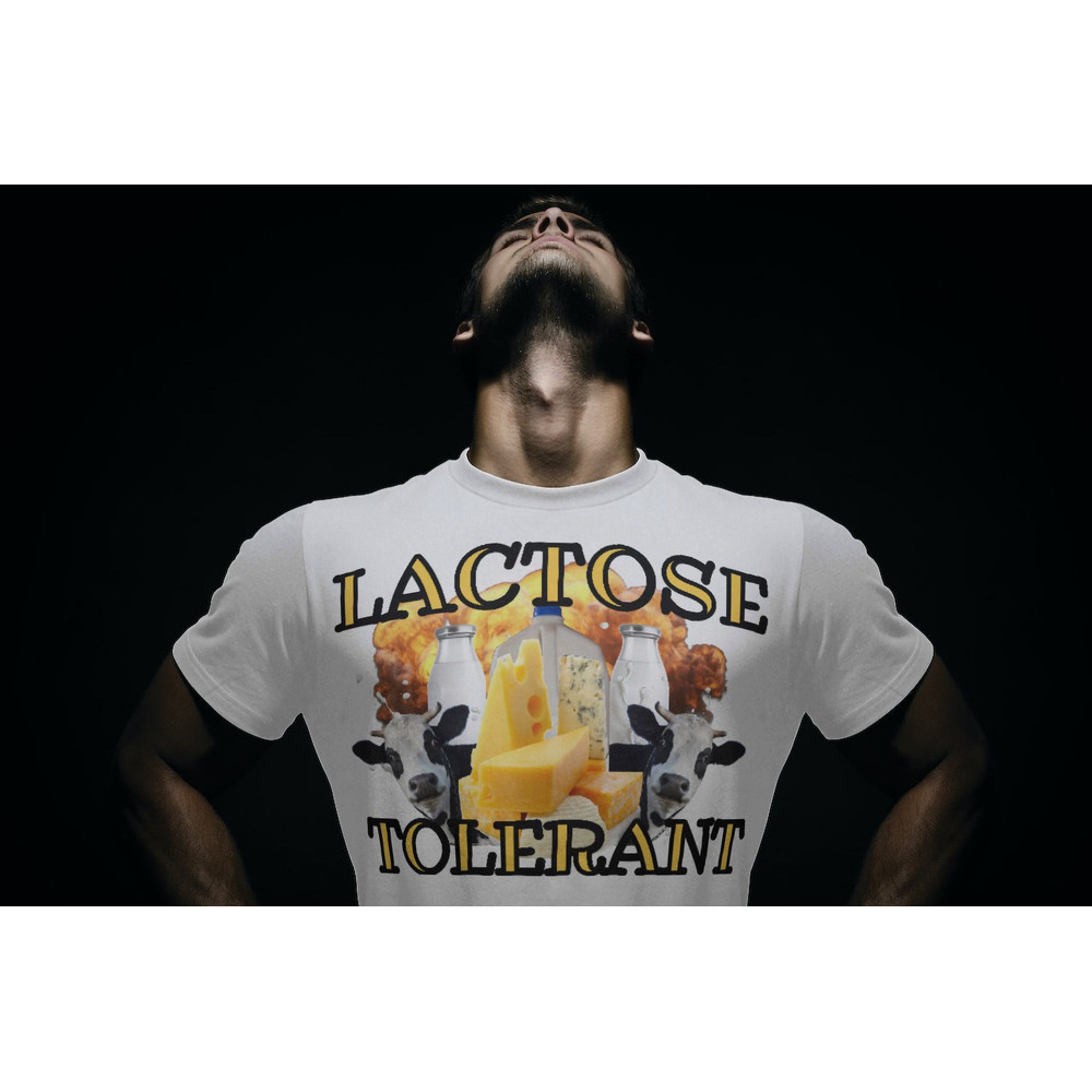Lactose Tolerant Funny Meme Gift T shirt For Friends,Laktose Intolerant Cringy Shirts Gen Z Shirt Teenager,Free Milk LMAO Shirt For Man Tee - 1.jpg