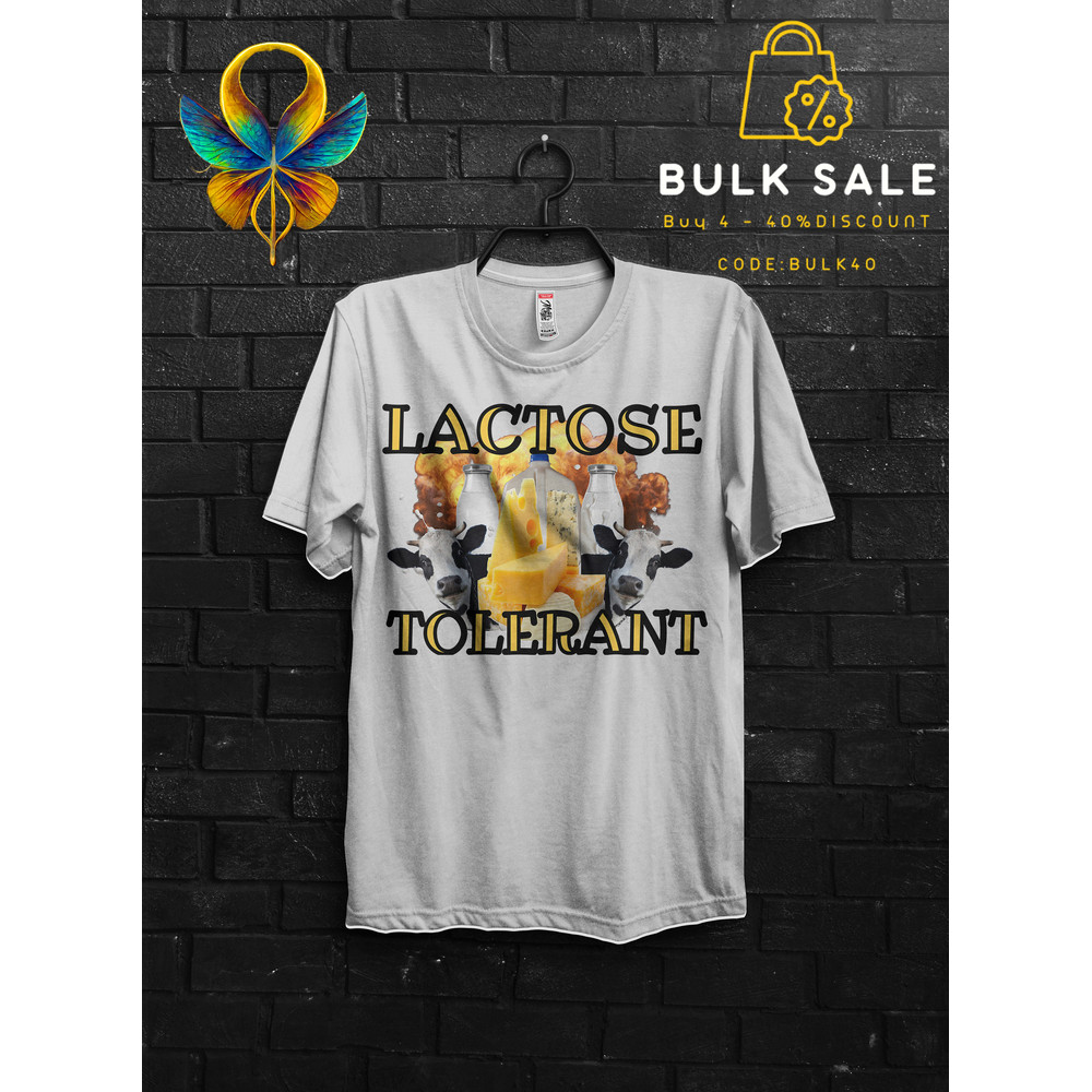 Lactose Tolerant Funny Meme Gift T shirt For Friends,Laktose Intolerant Cringy Shirts Gen Z Shirt Teenager,Free Milk LMAO Shirt For Man Tee - 2.jpg