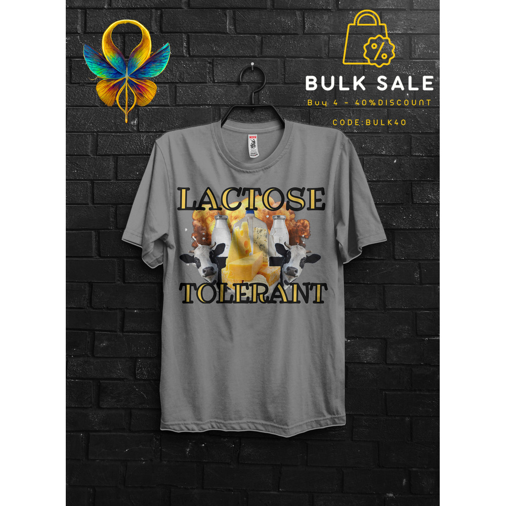 Lactose Tolerant Funny Meme Gift T shirt For Friends,Laktose Intolerant Cringy Shirts Gen Z Shirt Teenager,Free Milk LMAO Shirt For Man Tee - 3.jpg