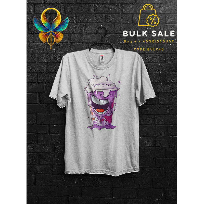 Laughing Grimace Shake Shirt Horror Funny Tik Tok Trend Meme,Happy Birthday Grimace Tee,HBD Grimace Gift Tshirt,Grimace Survivor Appareal - 2.jpg