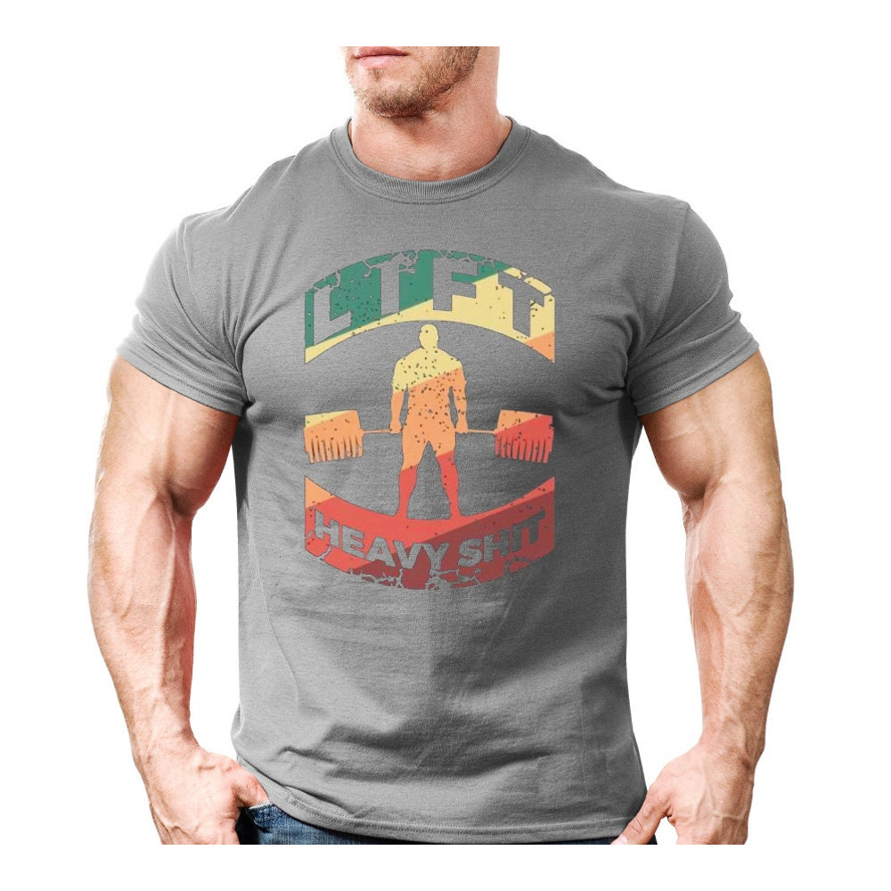 Lift Heavy Shit Gym Oversized TShirt for Gym Rats,Rainbow Design Gym Workout Appareal,Bodybuilder Pr Or ER Gift,Funny Pump Cover For Mens - 5.jpg