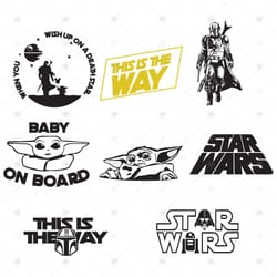 star wars bundle svg, star wars svg, star wars bundle, star wars logo, star wars clipart, star wars vector, baby yoda sv