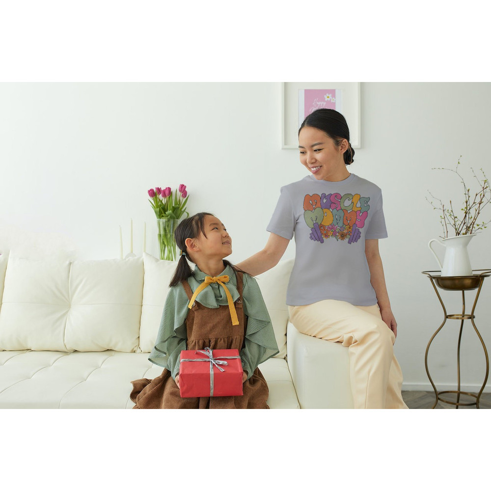 Muscle Mommy Shirts Gift For Bodybuilder Mom,Muscle Mommy Gym T shirt, Oversized Fitness Shirt for Women,Cute Mom Workout TShirt,Gym Mom Tee - 3.jpg