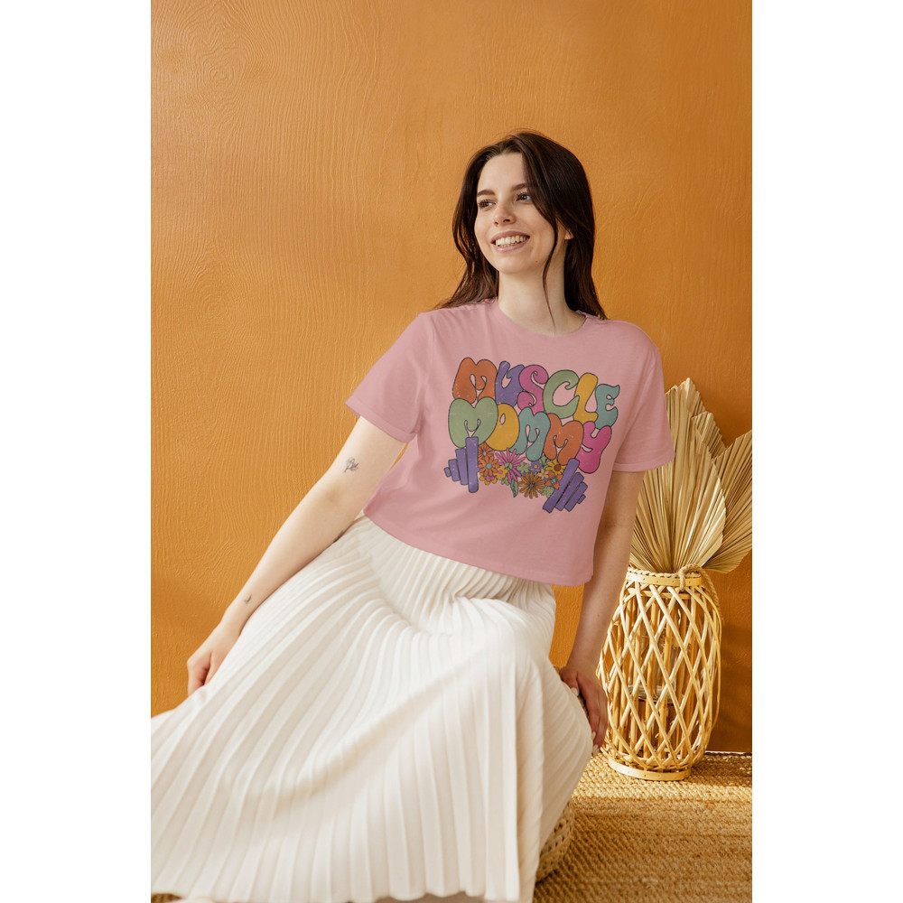 Muscle Mommy Shirts Gift For Bodybuilder Mom,Muscle Mommy Gym T shirt, Oversized Fitness Shirt for Women,Cute Mom Workout TShirt,Gym Mom Tee - 5.jpg