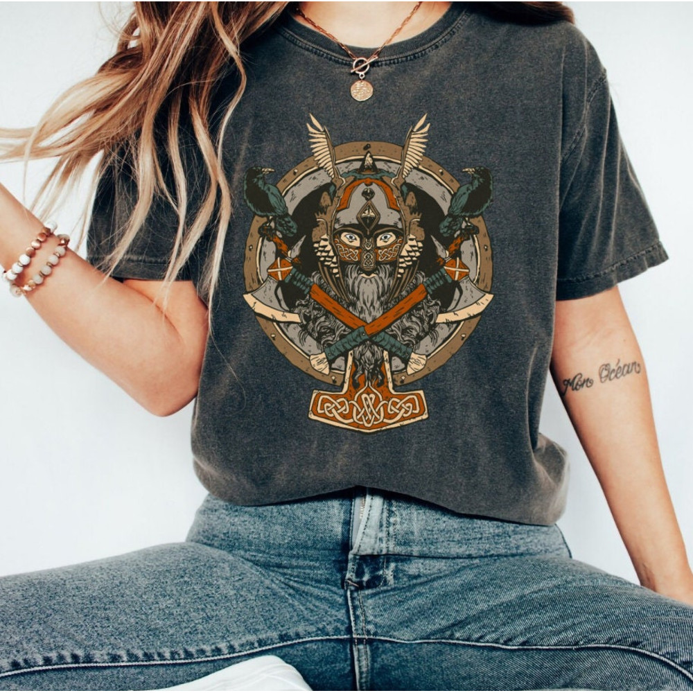 Nordic Viking Warrior T-Shirt Gift For Man And Woman,Scandinavian Vikings Gift Tshirt,Norse Mythology Viking Shirt Unisex, Cool Animated Tee - 3.jpg