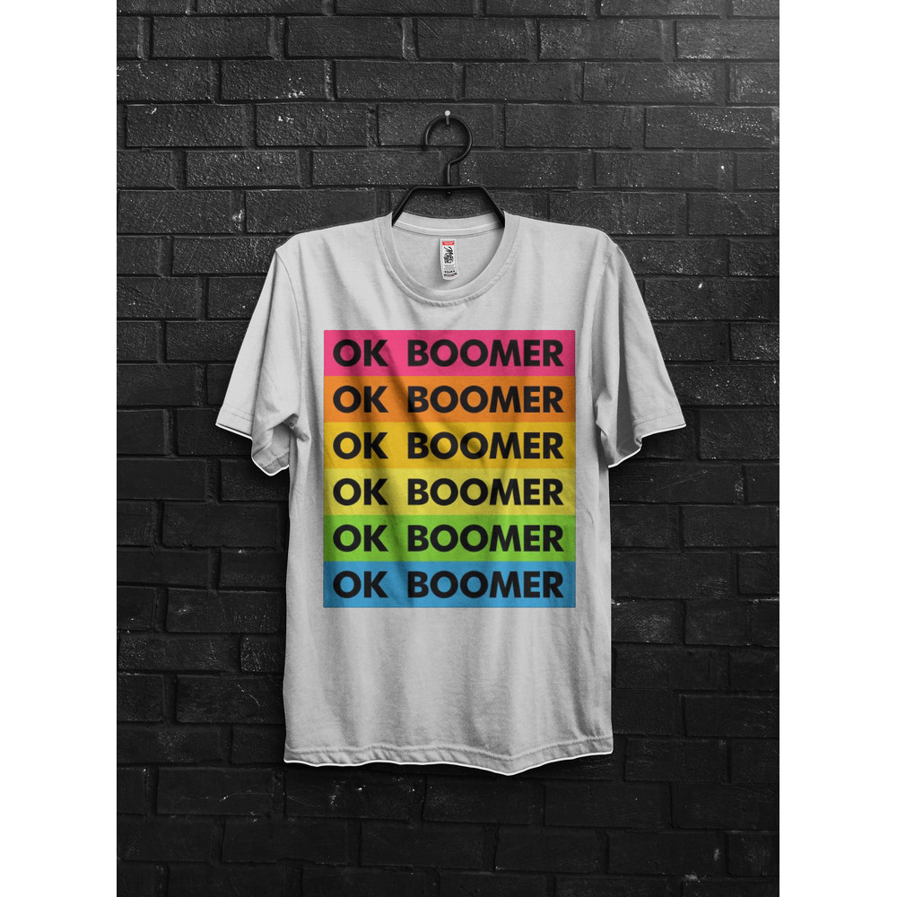 Ok Boomer Funny Meme Gift For Millennial T shirt,Boomer Shroomer Rainbow Summer Tshirt,Okay Boomer Gen z Humor Quotes Laugh,Cringy Shirts - 2.jpg
