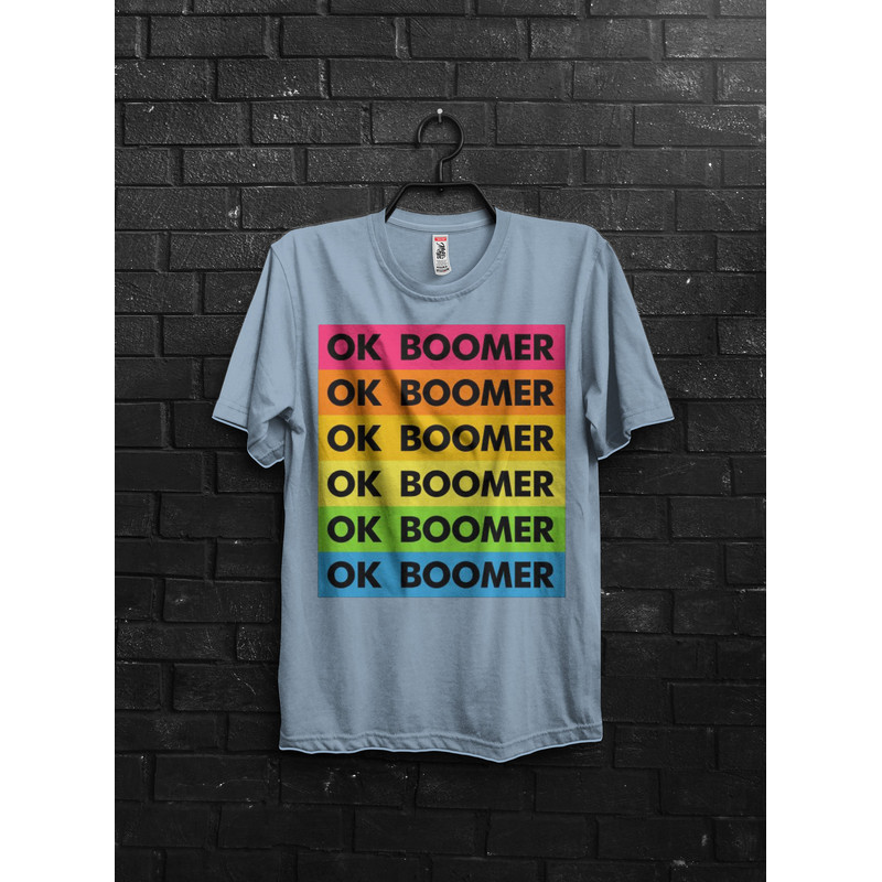 Ok Boomer Funny Meme Gift For Millennial T shirt,Boomer Shroomer Rainbow Summer Tshirt,Okay Boomer Gen z Humor Quotes Laugh,Cringy Shirts - 5.jpg