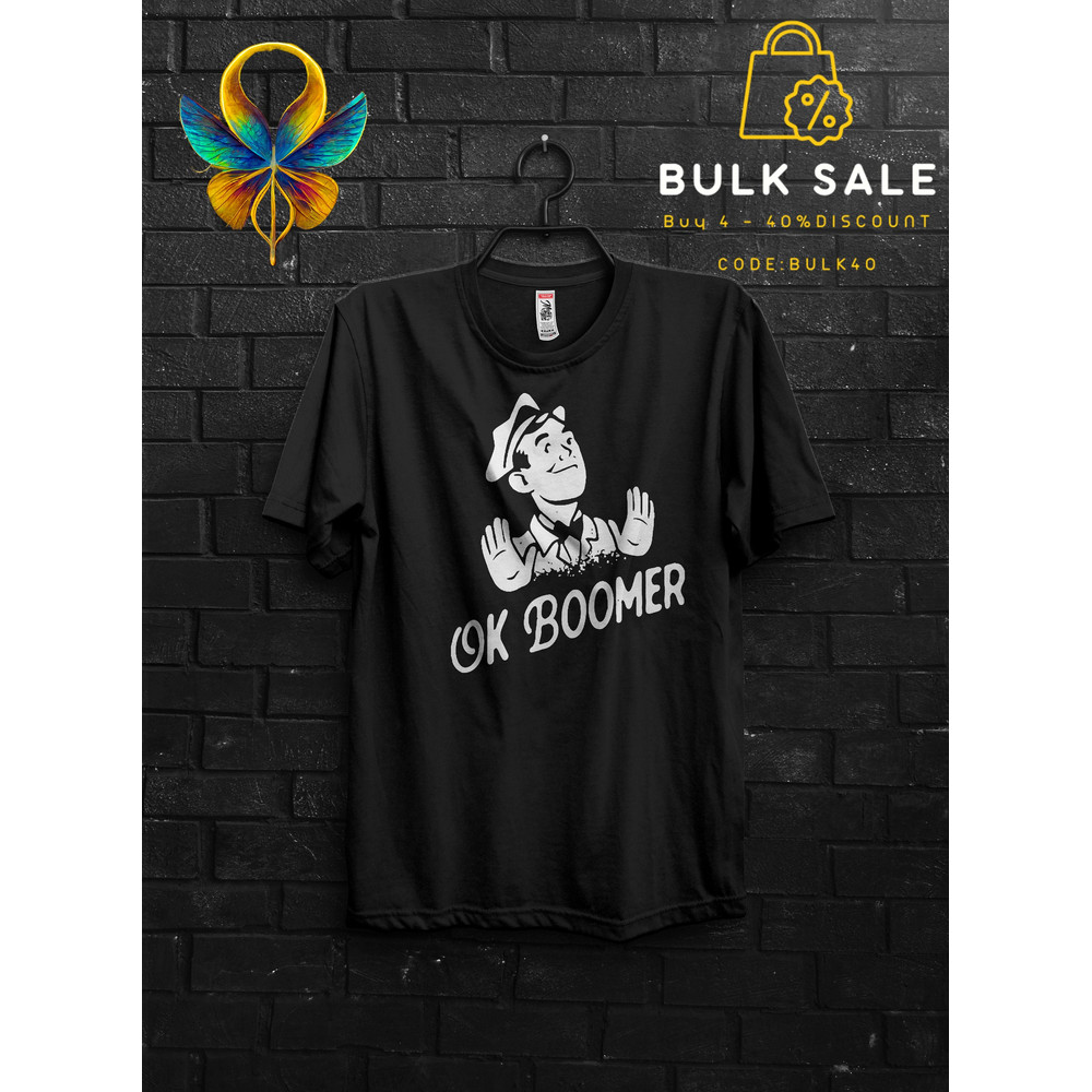 Ok Boomer Funny Meme Gift T shirt For Millennial,Smile Meme Guy Face Tee,Ok Boomer Gen z Humor,Cringe Quotes About To Laugh Appareal For Man - 1.jpg