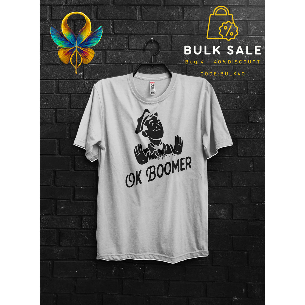Ok Boomer Funny Meme Gift T shirt For Millennial,Smile Meme Guy Face Tee,Ok Boomer Gen z Humor,Cringe Quotes About To Laugh Appareal For Man - 2.jpg