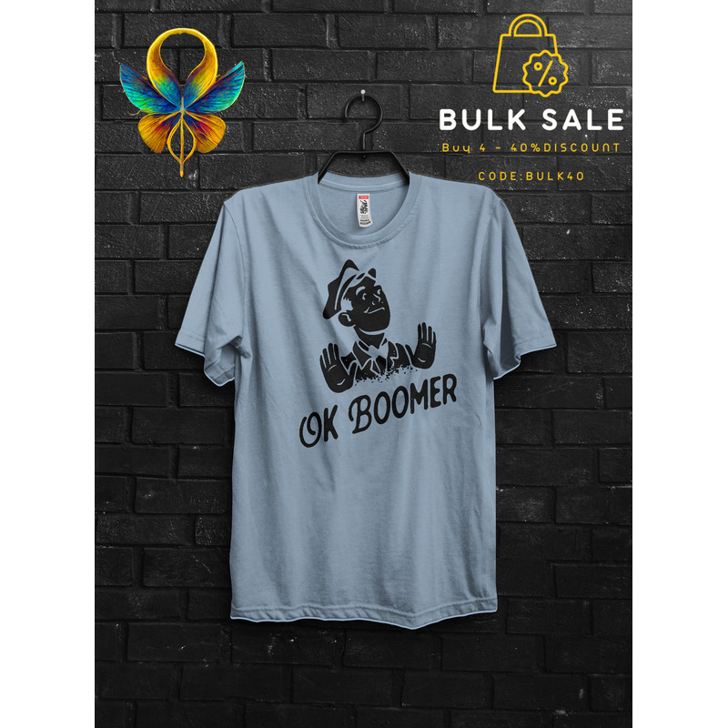 Ok Boomer Funny Meme Gift T shirt For Millennial,Smile Meme Guy Face Tee,Ok Boomer Gen z Humor,Cringe Quotes About To Laugh Appareal For Man - 5.jpg
