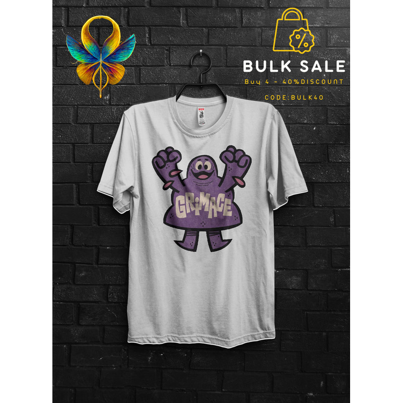 Peluche Grimace Shake Hits Shirt Tik Tok Trend Funny Meme,Grimace Survivor Appareal,HBD Grimace Hilarious Tshirt,Happy Birthday Grimace Tee - 2.jpg