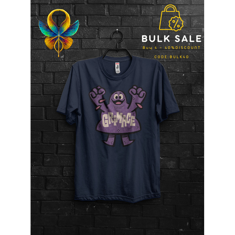 Peluche Grimace Shake Hits Shirt Tik Tok Trend Funny Meme,Grimace Survivor Appareal,HBD Grimace Hilarious Tshirt,Happy Birthday Grimace Tee - 4.jpg