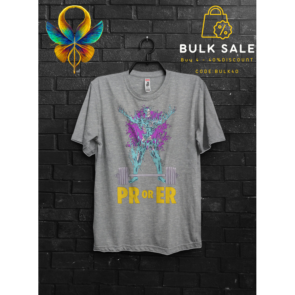 Pr Or Er Gym Lifting T Shirt For Gym Rats,Bodybuilder Workout Deadlift Shirt Gift For Man,Fitness Anabolic Appareal Skull Tee Pump Cover - 3.jpg