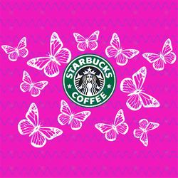 i became a school counselor because your life is worth my timebutterfly svg starbucks cup, full butterfly starbucks pres