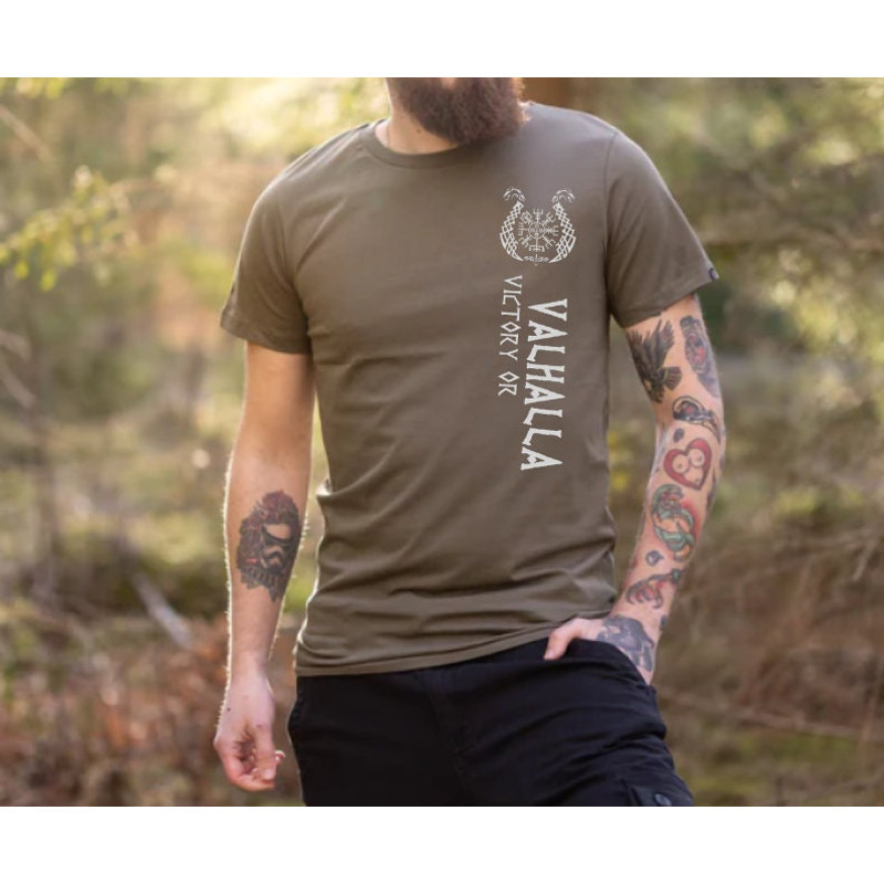 See You In Valhalla Viking T-Shirt Gift for Warrior Man, Norse Ship Design T Shirt, Vikings Mithology Nordic Gift, Victory Or Valhalla Tee - 4.jpg