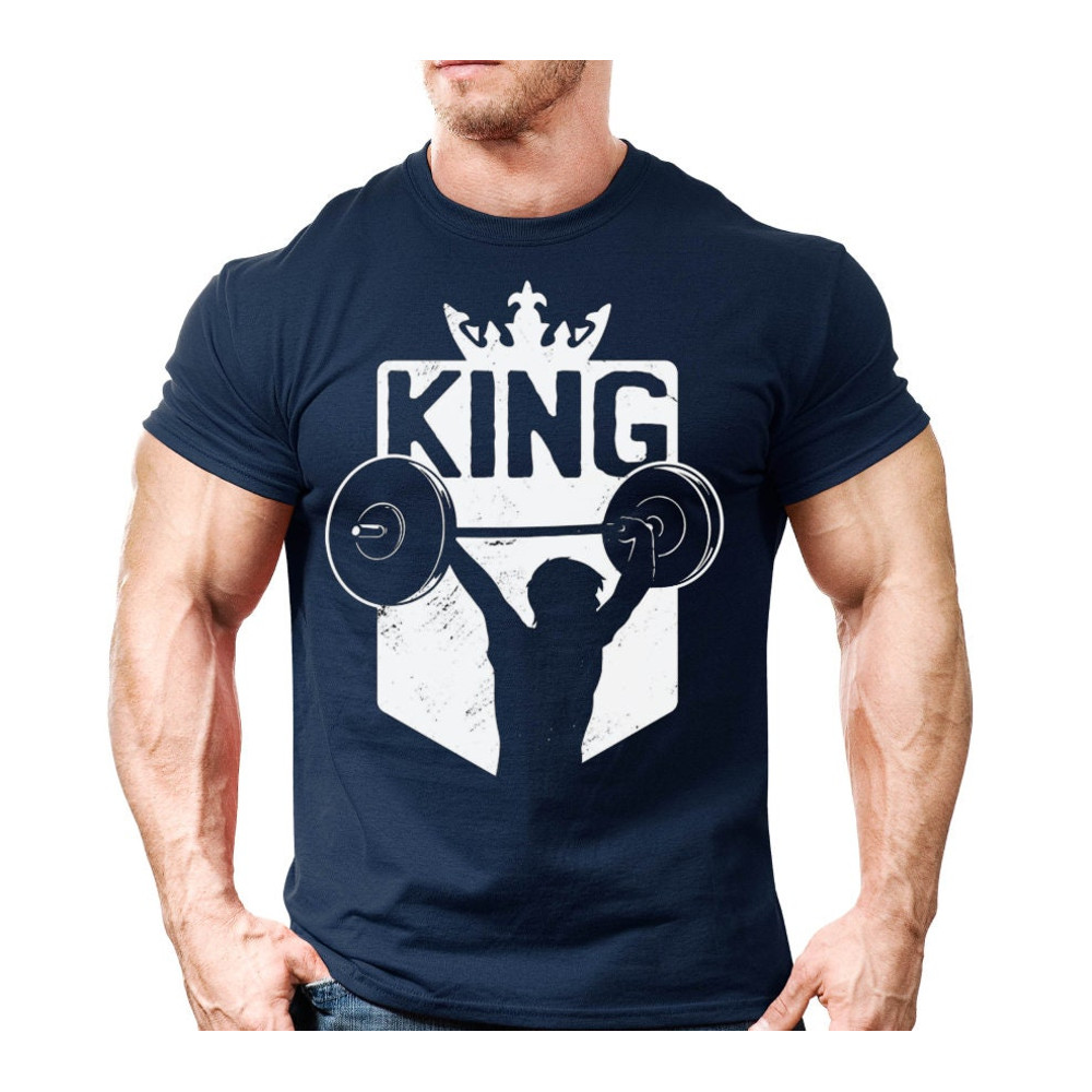 The King Workout T-Shirt for Men,Gym T shirt For Boys,Weightlifting TShirt,Funny Bodybuilder T-Shirt,Gym Muscle Tank Top, Gift For Gym Lover - 4.jpg