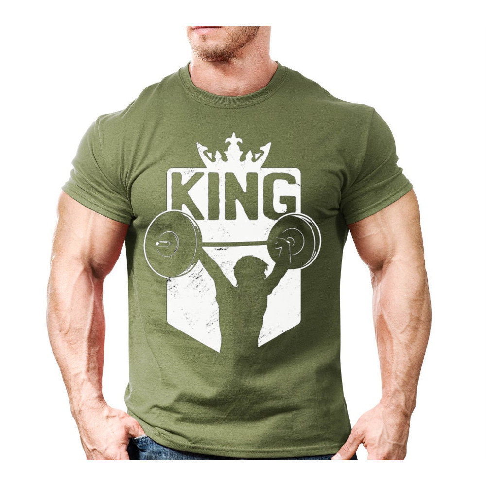 The King Workout T-Shirt for Men,Gym T shirt For Boys,Weightlifting TShirt,Funny Bodybuilder T-Shirt,Gym Muscle Tank Top, Gift For Gym Lover - 5.jpg