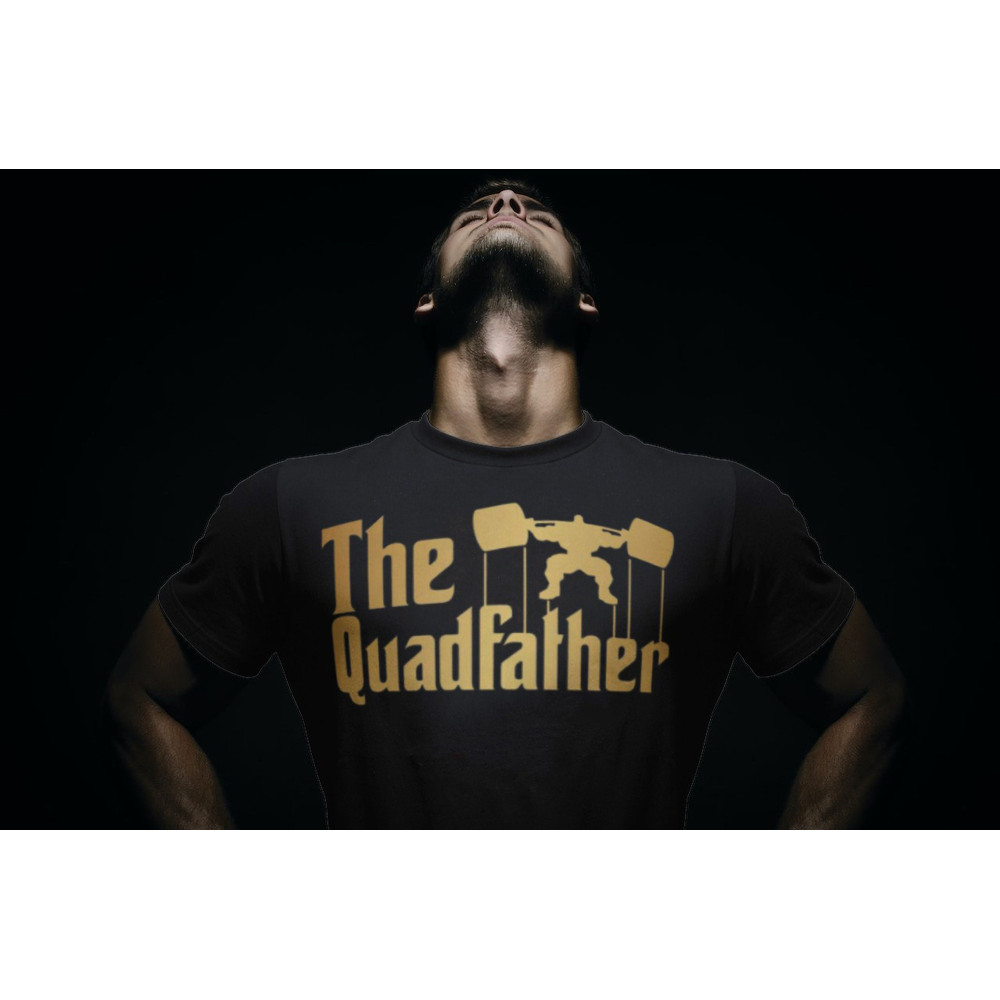 The Quadfather Gym Gift Lifting Shir For Mens,Gym Muscle Tshirt For Gym Rats,Oversized T-shirt Pump Cover For Workout,Funny Bodybuilder Tee - 2.jpg