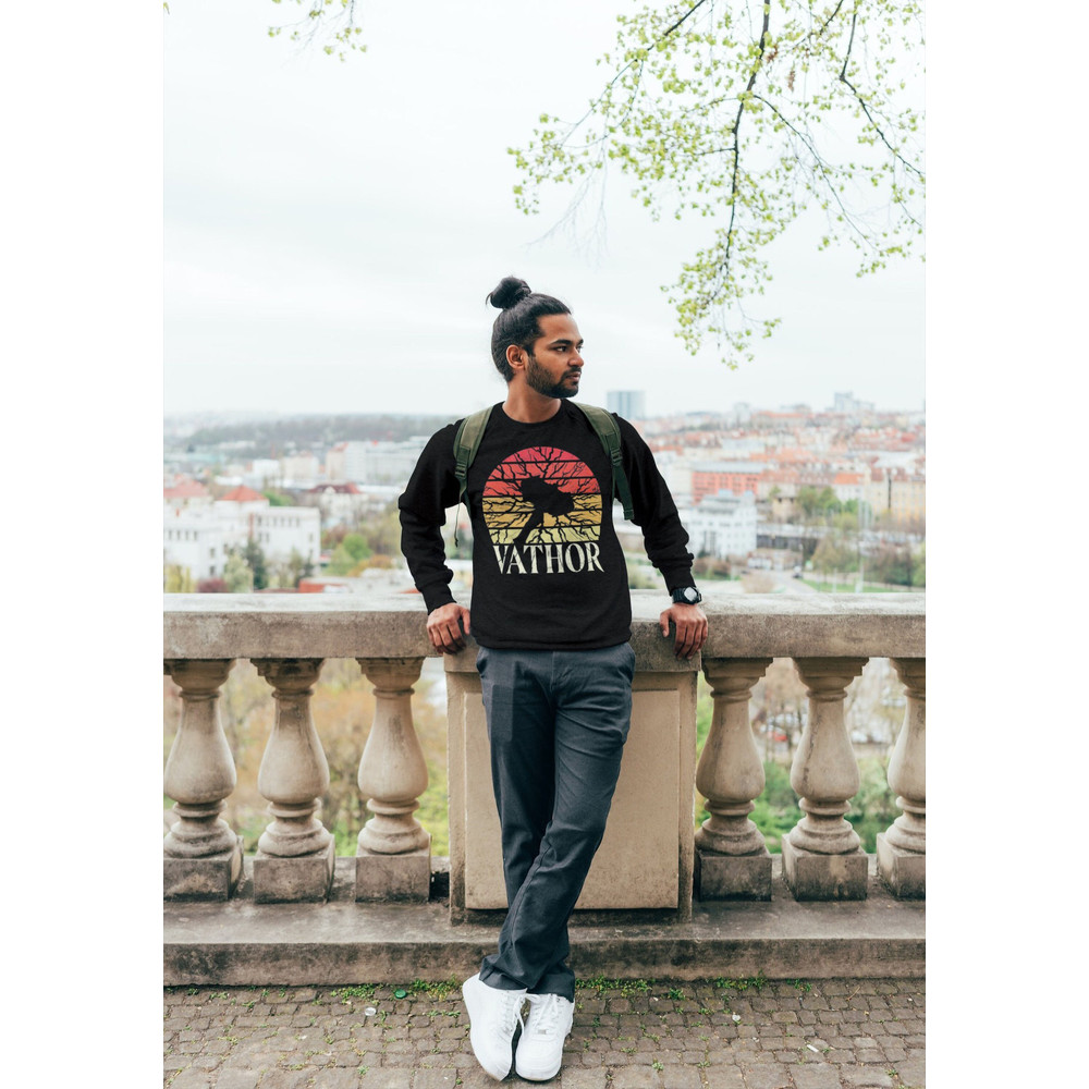 Vathor Sweathirt Gift For Viking Warrior Man,Cool Berseker Viking Crewneck,Norse God Tee For MenNorse Mythology Gift Viking Pullover Unisex, - 1.jpg