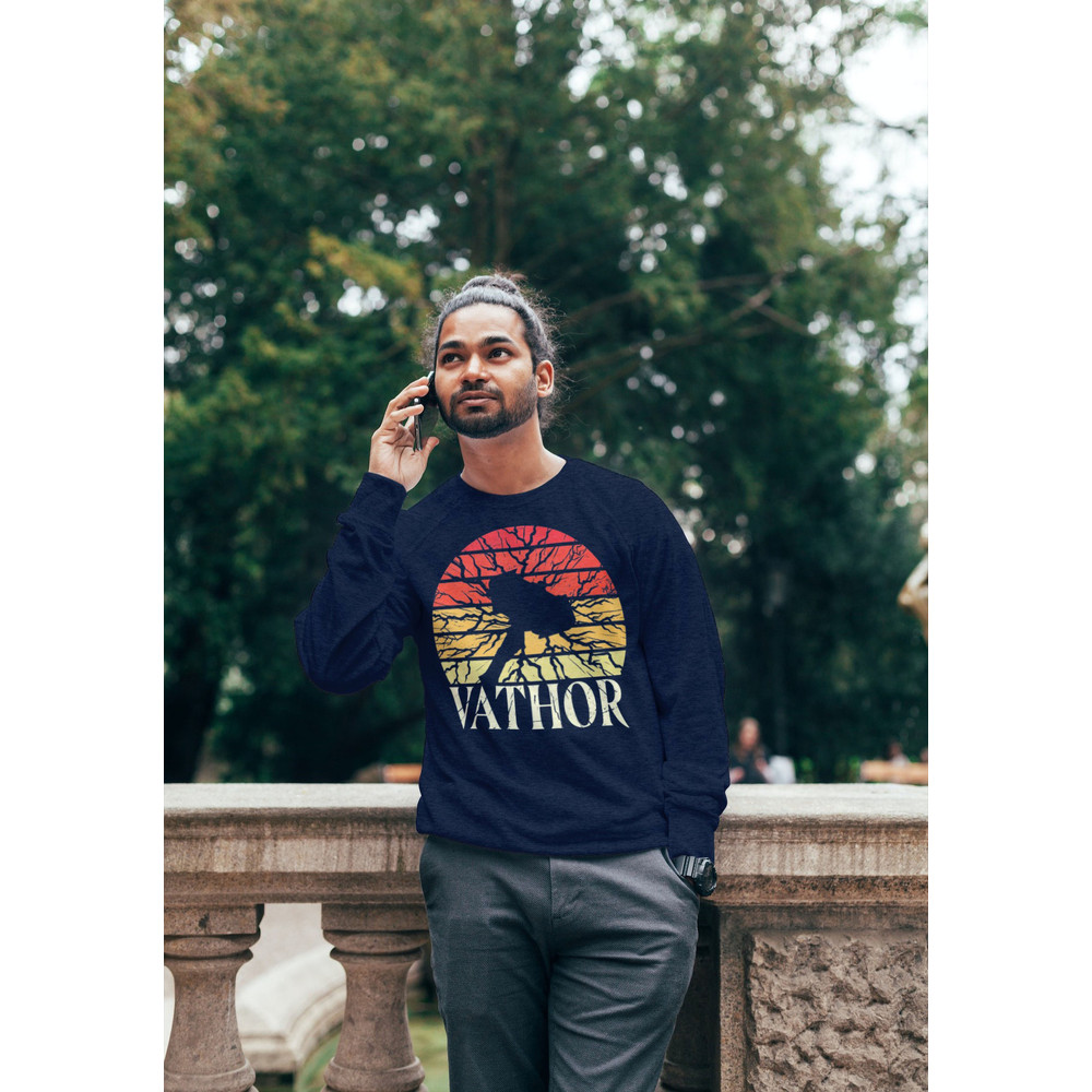 Vathor Sweathirt Gift For Viking Warrior Man,Cool Berseker Viking Crewneck,Norse God Tee For MenNorse Mythology Gift Viking Pullover Unisex, - 2.jpg