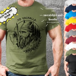 valhalla viking t shirt for man warrior norse mithology shirt,cool viking norse history tshirt, ragnar shirt for floki m