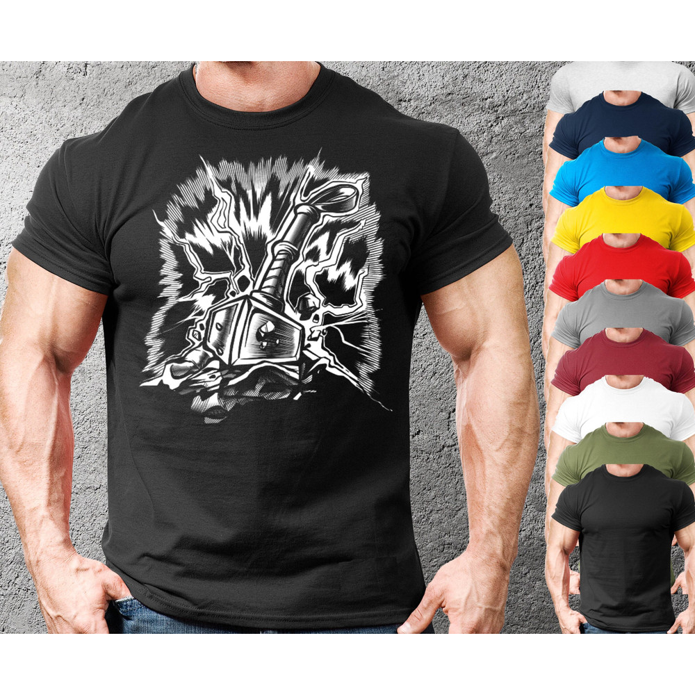 Viking Hammer Crushing Norse History TShirt For Men And Women,Cool T Shirt Norse Mythology Viking Warrior For Man and Woman, Vikings Tee - 1.jpg