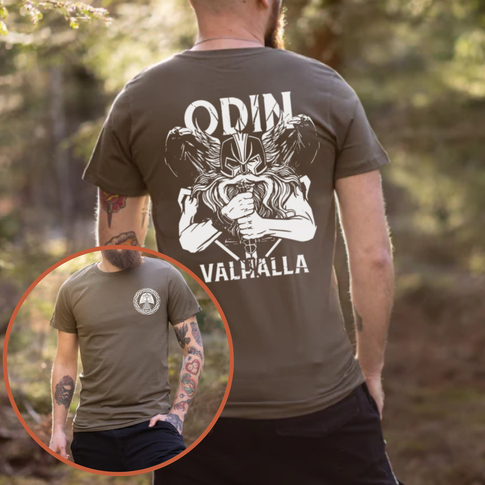 Viking Norse God T-Shirt Gift For Man Warrior,Viking Ship Gift Viking Shirt Unisex,Valhalla TShirt Gift For Nordic,Vikings Fan T Shirt Gift - 2.jpg