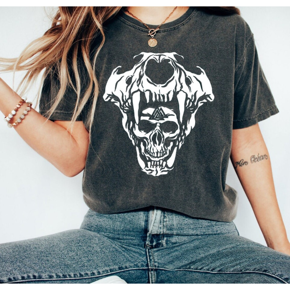 Viking Rune TShirt Valknut Skull Norse Mythology Warriors Unisex,Viking Gift Shirt For Man And Woman,Cool Norse History TShirt For Warrior - 3.jpg