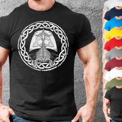 vikings ship t shirt norse mythology viking warrior for man,valhalla t-shirt gift for nordic boy and girl,viking t shirt