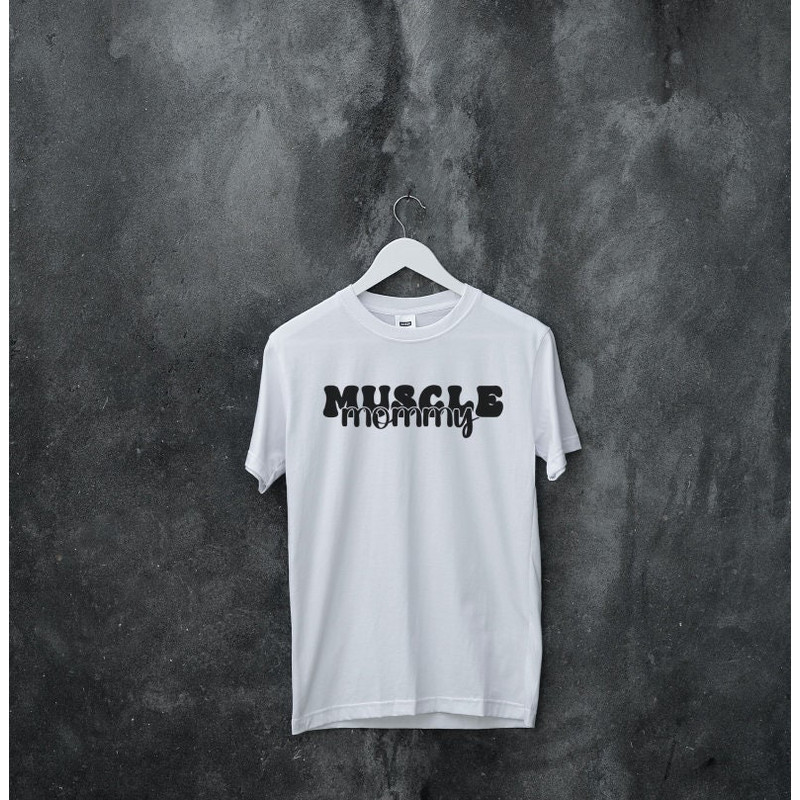 Vintage Muscle Mommy Gym Shirt, Oversized Fitness Tee for Women, Bodybuilder and Weightlifting Gift,Gym Mommy Tee,Fitness Shirt for Women - 5.jpg