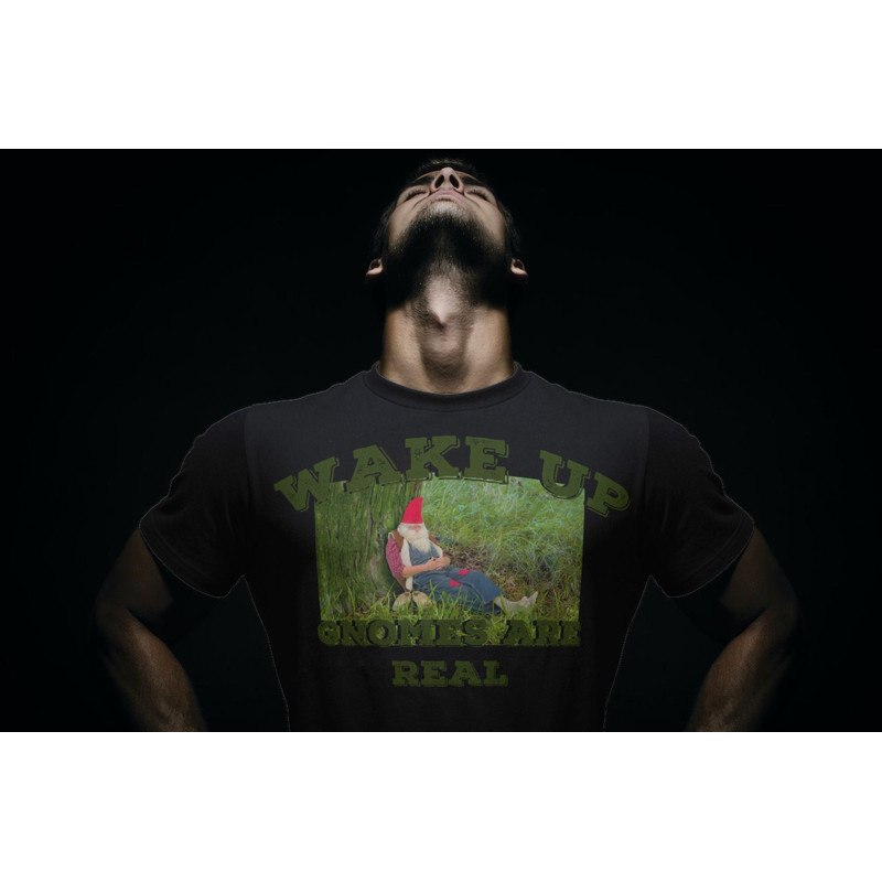 Wake Up Gnomes Are Real Meme Shirt Gift For Fun,They Are Everywhere,Funny Tik Tok Appareal,We Are Autistic Meme,Hunting Gnome With Friends - 1.jpg
