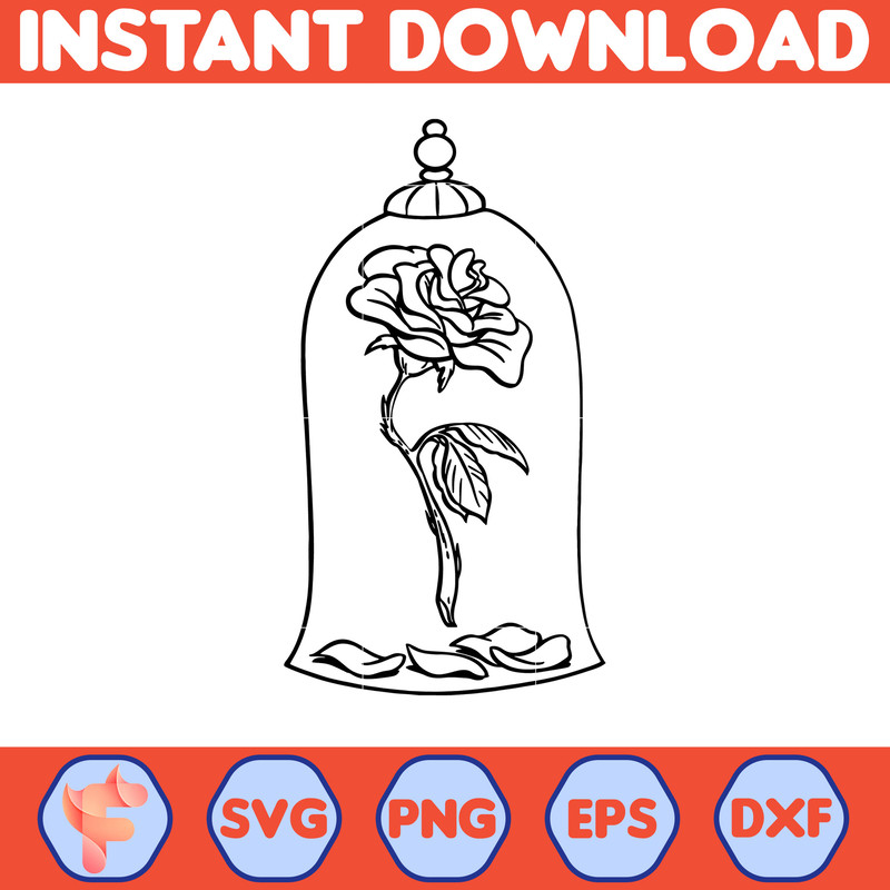 Disney Beauty And The Beast SVG, Belle Svg, Disney Svg,Beauty and The Beast Disney SVG, Beauty And The Beast Svg, Instant Download (14).jpg