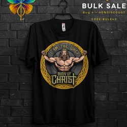 whey protein jesus christ deadlifter tshirt for gym rats,funny christian shirts for man,weightlifting jesus appareal,bod