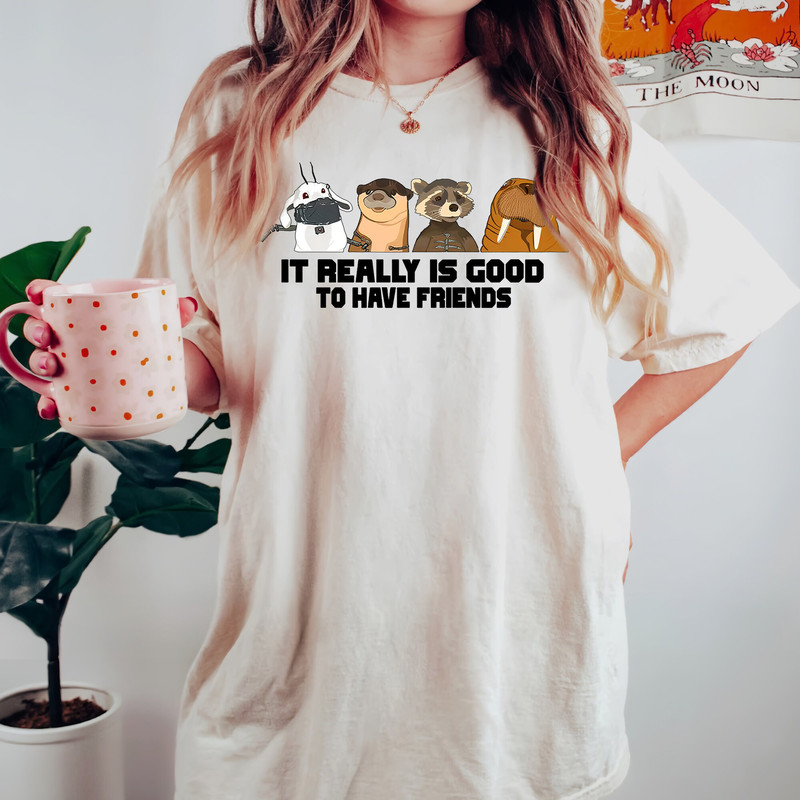 Comfort Colors Lylla Rocket Floor Teefs Shirt, Guardians of The Galaxy Vol3 Shirt, Into The Forever And Beautiful Sky, Rocket and Friends - 2.jpg