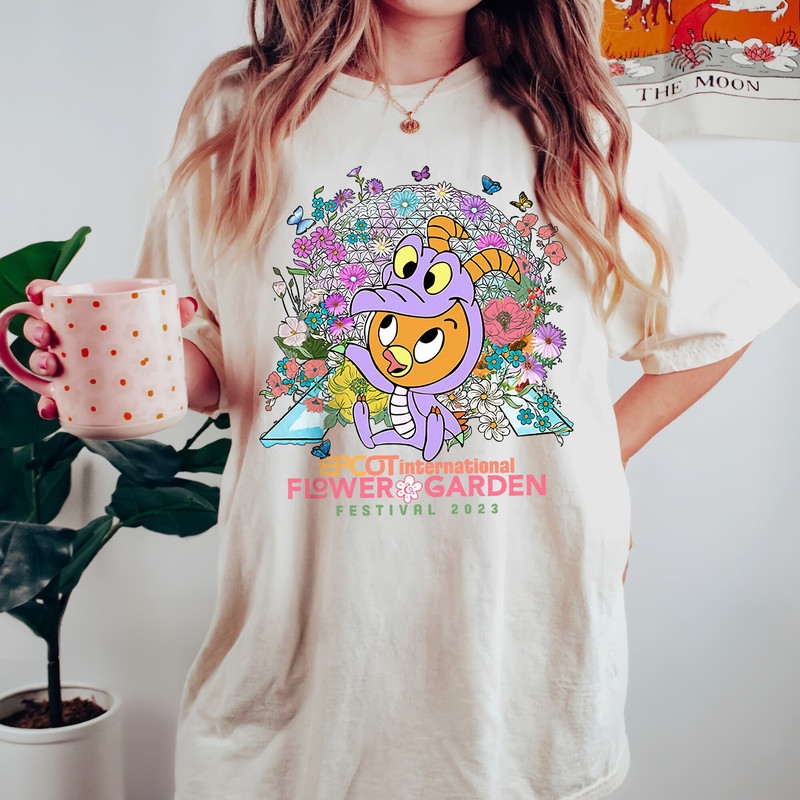Comfort Colors Orange Bird Shirt, Epcot Flower & Garden Festival 2023, Disney Orange Bird Epcot, Figment Epcot, Let The Magic Blossom Shirt - 2.jpg