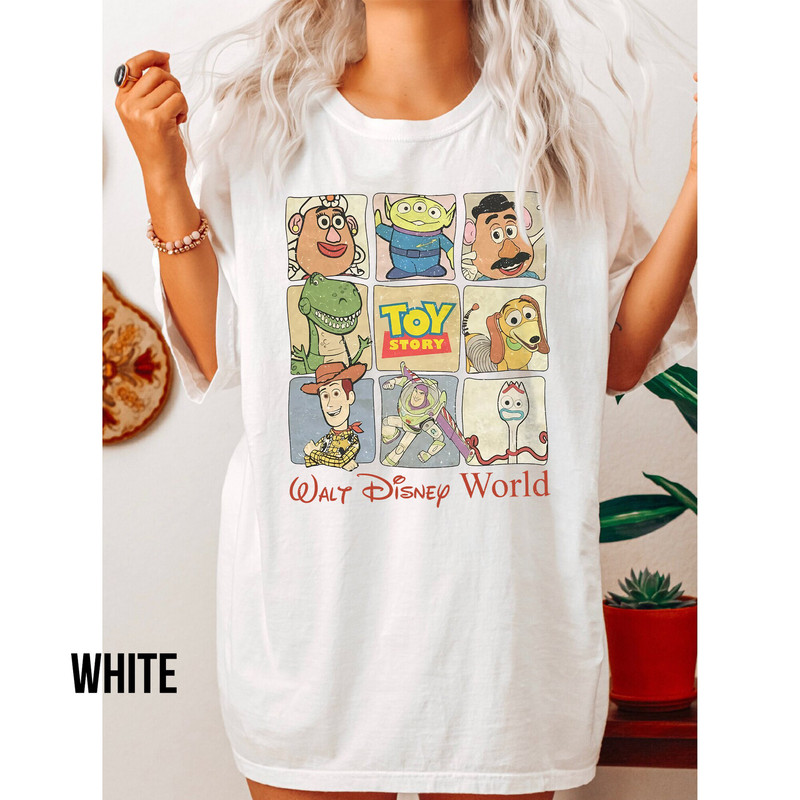 Comfort Colors Retro Disney Pixar Toy Story 95 Distressed Colorful Shirt, Buzz Lightyear, Toy Story Shirt, Comfort Colors Disney Shirt - 5.jpg